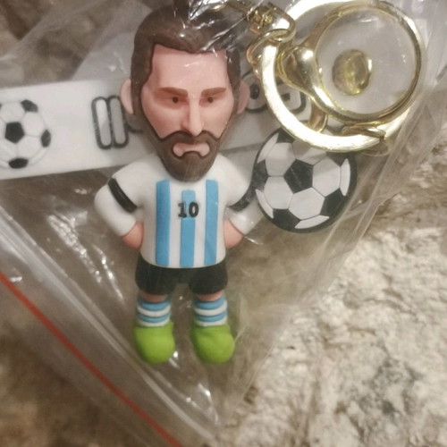 Messi keychain with Argentina jersey new