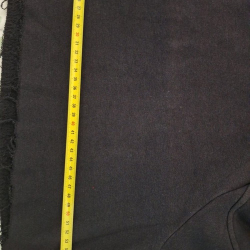 Crop sweatshirt with denim lining used, size M, H&M