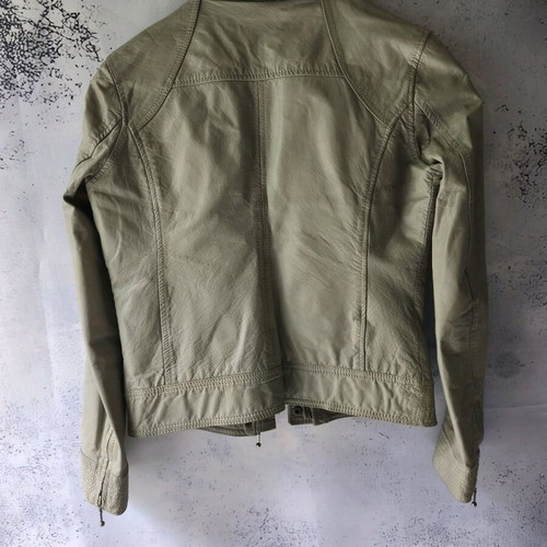 Xdye women's jacket used, gray and beige with minor wear