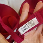 Bra new with super padding 85B red