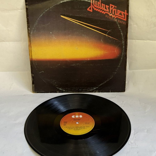 Judas Priest Point Of Entry vinyl record used, metal