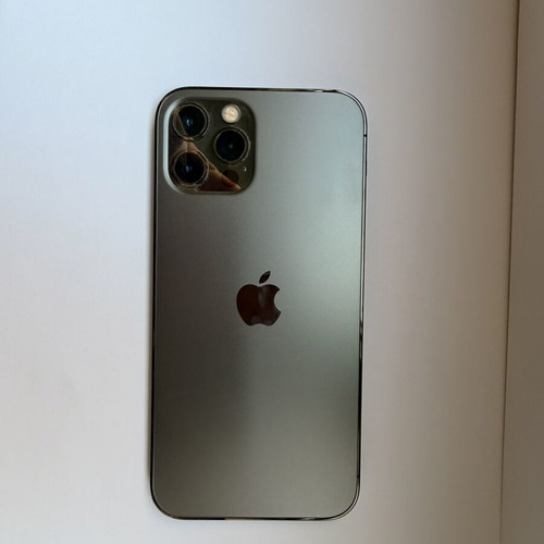 iPhone 12 Pro 128GB used, silver with camera issue