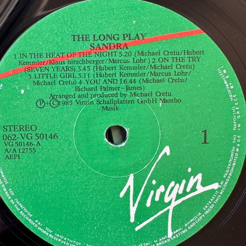 Sandra The Long Play LP used, pop