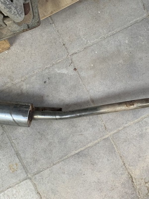 Exhaust pipe for motorcycle