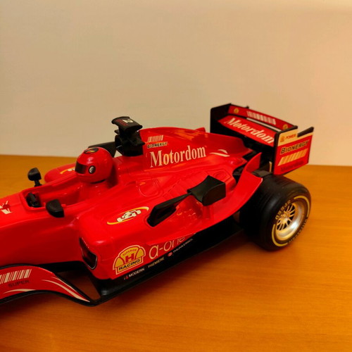 Formula and Ferrari toy cars used, set of 2, battery operated