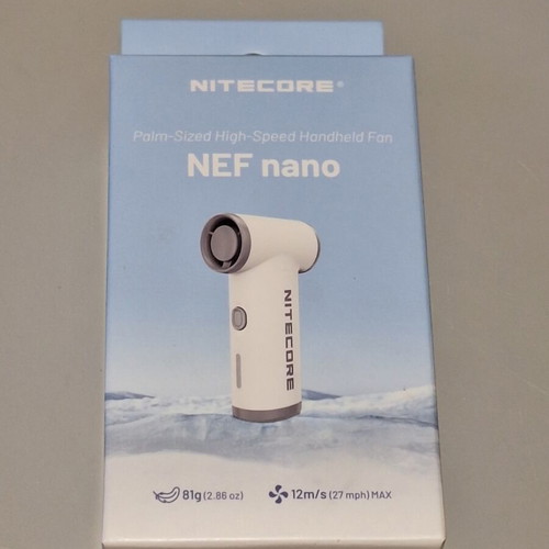 NITECORE NEF Nano mini rechargeable fan for travel