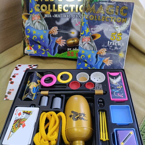 Magic set for kids used, 55 tricks with instructions