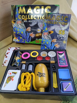 Magic set for kids used, 55 tricks with instructions