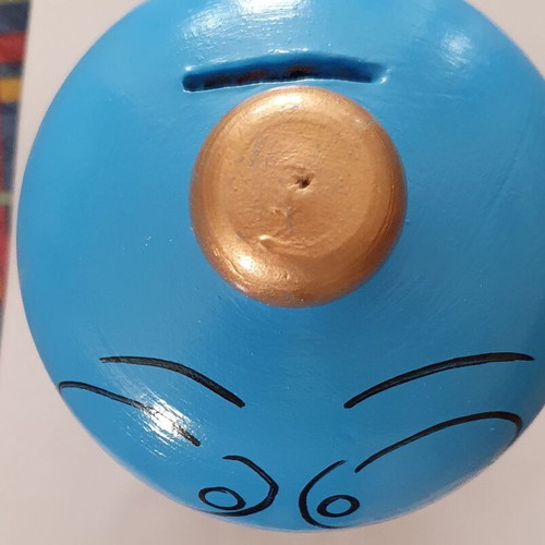 Piggy bank new with dimensions height 20cm and width 16cm