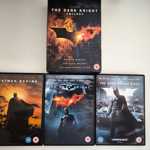 The Dark Knight Trilogy 6-Disc DVD set used