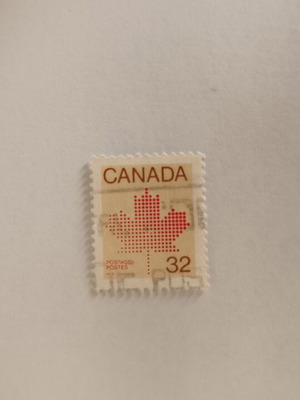 Συλλεκτικό γραμματόσημο Καναδά 32 cents Maple Leaf σαν καινούργιο