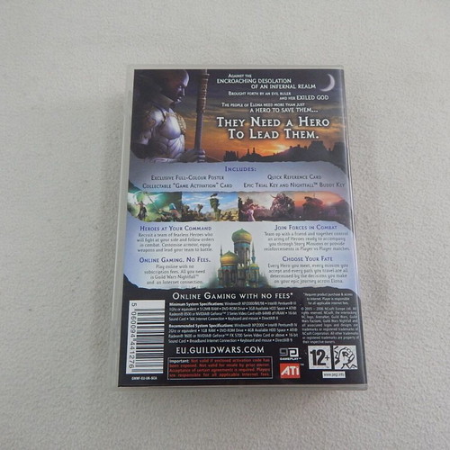 Guild Wars Nightfall game like new with case and manual