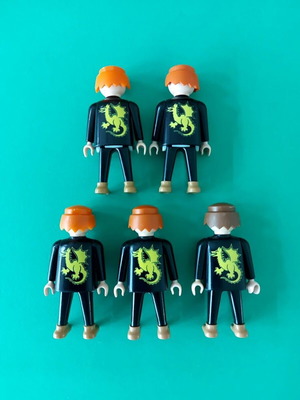 Φιγούρες Playmobil ιππότες μεταχειρισμένες, κίτρινου δράκου