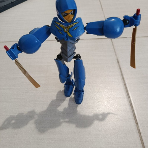 Lego Ninjago Kaj Skybound 21cm and Jay 19cm figures like new