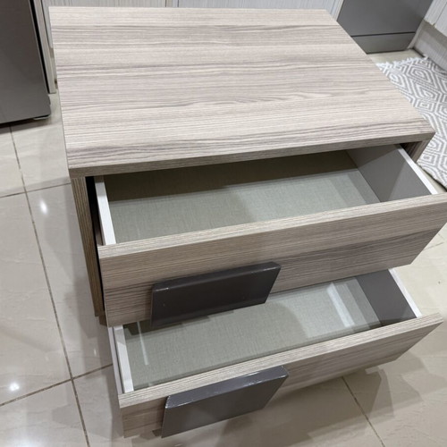 Night stands, set of 2, 60x45x45 cm