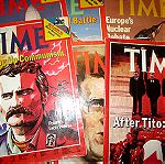  Περιοδικο TIME,  Europe 1980-81 7 τευχη