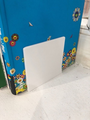 Book support base like new, white plastic