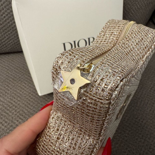 Dior Star Trousse pouch new, gold