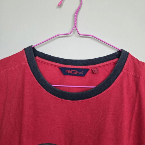 T-shirt RG512 used, size S, red with front marks