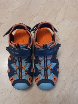 Geox kids sandals size 31 used, blue, anatomical