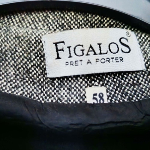 Figalos pret a porter gray melange suit used