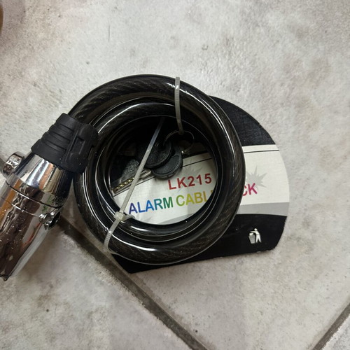 Lock with Alarm LK215 for Bikes and Scooters new