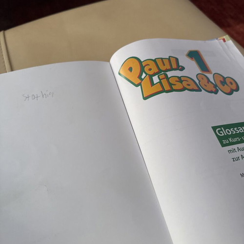 Paul, Lisa & Co A1/1 Glossar used book