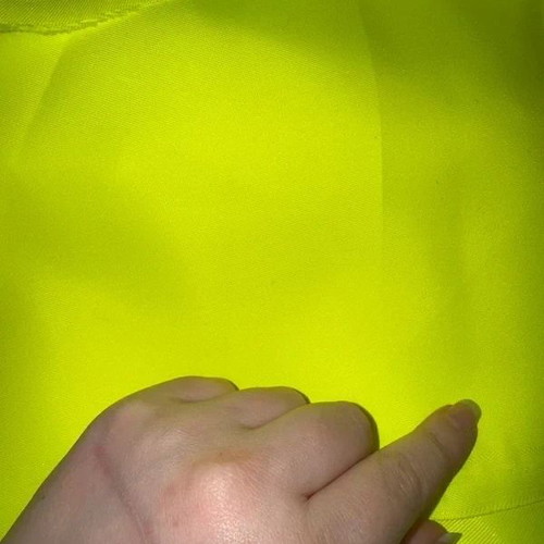 Yellow fabric roll