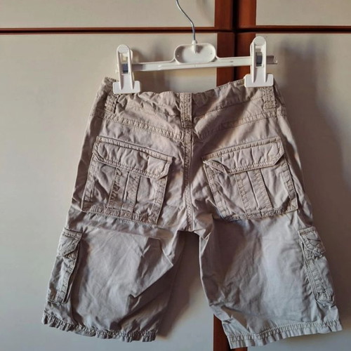 Cargo shorts for boy 6 years like new, beige, 116 cm