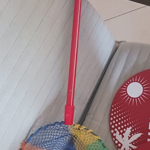 Set of rackets and net new, ball missing