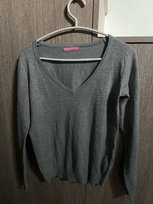 Pink Woman μπλούζα γκρι μεταχειρισμένη, μέγεθος S