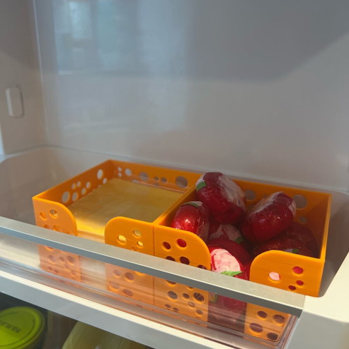Refrigerator container new for Babybel and Lavas cheese plastic