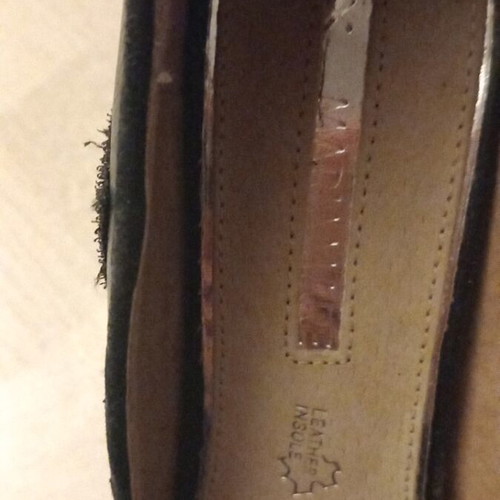 Maria Mare leather pumps with strap size 39 like new black