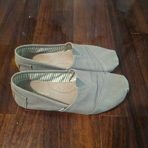 Joy & Mario gray fabric shoes used size 38 very comfortable and soft