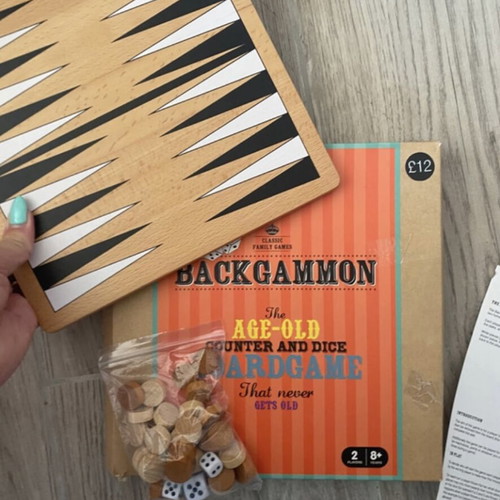Marks and Spencer Backgammon wooden board game like new