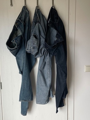 3 Massimo Dutti tapered 31 pants like new, blue and black