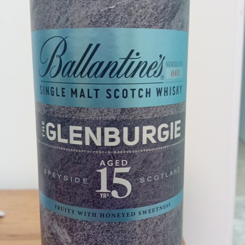 Ballantine's Glenburgie 15 Years Old Single Malt Scotch Whisky new