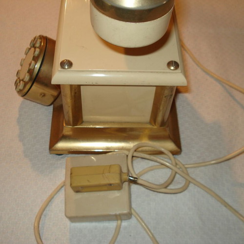Antique landline phone used