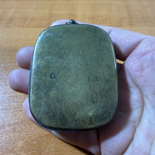 Old Greek coin holder used