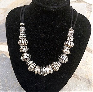 Steel India style necklace