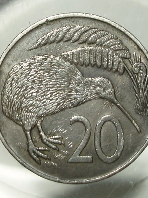 Νόμισμα 20 cents Νέας Ζηλανδίας 1967 μεταχειρισμένο