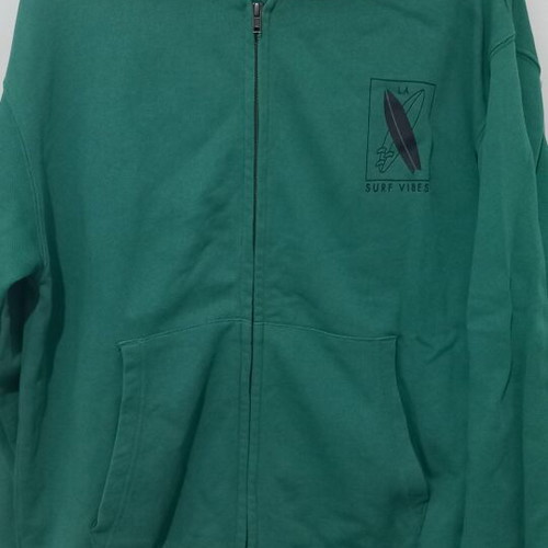 Zara hoodie green size 13-14 years like new with minor hood defect