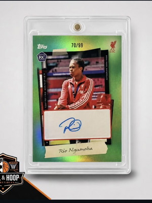 Rio Liverpool Autograph Card Limited to 99