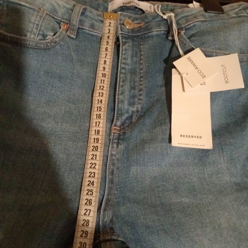 Reserved bootcut high rise jeans new, size UK 12 EUR 40, blue