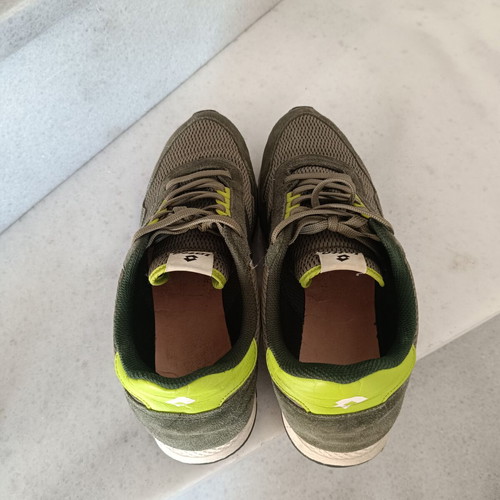 Lotto sneakers size 45, grey and green