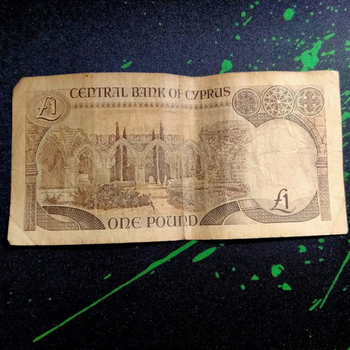 1 Cyprus Pound used in good condition