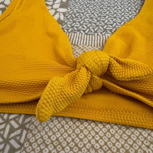 Kiabi bikini like new, size S, green and yellow
