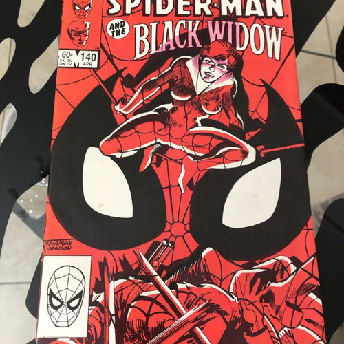 Marvel Team-Up Spider-Man and Black Widow 140 used comic