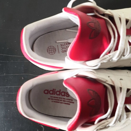 Adidas Stan Smith sneakers white/red size 46 like new
