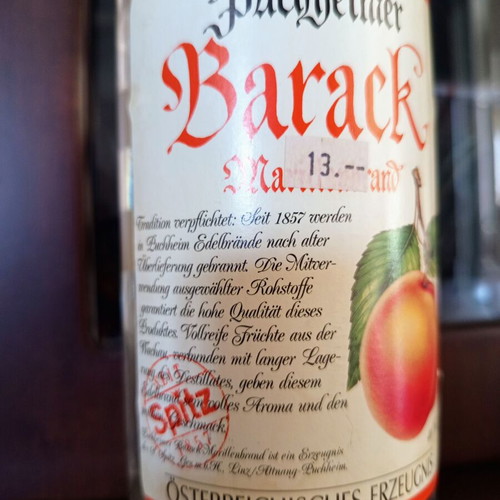 Metaxa Sweet Red Vermouth, Koiva Cocktail, Puchheimer Barack 1L vintage bottles
